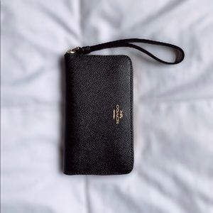 Coach F58053 Black Leather Wallet